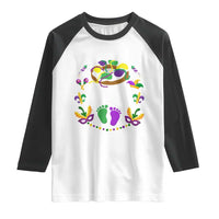 Mardi Gras Raglan Shirt I Got The Baby Funny Pregnancy Announcement