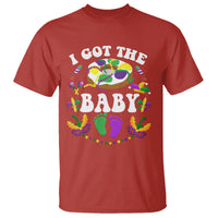 Mardi Gras T Shirt I Got The Baby Funny Pregnancy Announcement - Wonder Print Shop