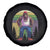 Funny Mardi Gras Bigfoot Sasquatch Funny Fat Tuesday Parade Spare Tire Cover