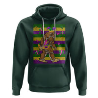 Mardi Gras Bigfoot Sasquatch Funny Fat Tuesday Parade Hoodie - Wonder Print Shop