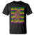 Mardi Gras Bigfoot Sasquatch Funny Fat Tuesday Parade T Shirt