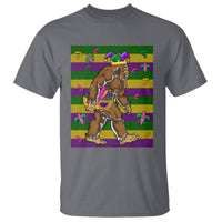 Mardi Gras Bigfoot Sasquatch Funny Fat Tuesday Parade T Shirt - Wonder Print Shop