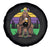 Mardi Gras Bigfoot Sasquatch Funny Beer Lover Spare Tire Cover