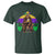 Mardi Gras Bigfoot Sasquatch Funny Beer Lover T Shirt