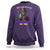 Mardi Gras Sweatshirt Don't Make Me Go All Voodoo On You Skeleton Witch Doctor