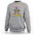 Mardi Gras Sweatshirt Don't Make Me Go All Voodoo On You Creepy Doll - Wonder Print Shop