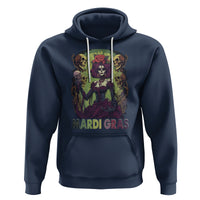 Mardi Gras Hoodie Voodoo Queen Skeleton Witch Creepy Skull - Wonder Print Shop