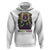Mardi Gras Hoodie Voodoo Queen Skeleton Witch Creepy Skull - Wonder Print Shop