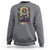 Mardi Gras Sweatshirt Voodoo Queen Skeleton Witch Creepy Skull