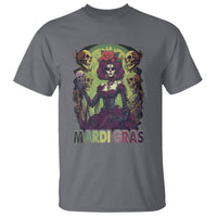 Mardi Gras T Shirt Voodoo Queen Skeleton Witch Creepy Skull - Wonder Print Shop