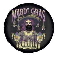 Mardi Gras Spare Tire Cover Voodoo Queen Creepy Doll