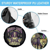 Mardi Gras Spare Tire Cover Voodoo Queen Creepy Doll