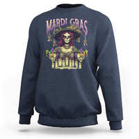 Mardi Gras Sweatshirt Voodoo Queen Creepy Doll - Wonder Print Shop