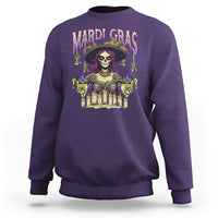 Mardi Gras Sweatshirt Voodoo Queen Creepy Doll - Wonder Print Shop
