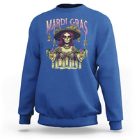 Mardi Gras Sweatshirt Voodoo Queen Creepy Doll - Wonder Print Shop