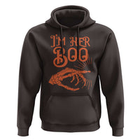 Halloween Couple Matching Hoodie I'm Her Boo Skeleton Hand - Wonder Print Shop