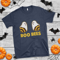 Halloween Couple Matching T Shirt Boo Bees Funny Ghost Bee - Wonder Print Shop