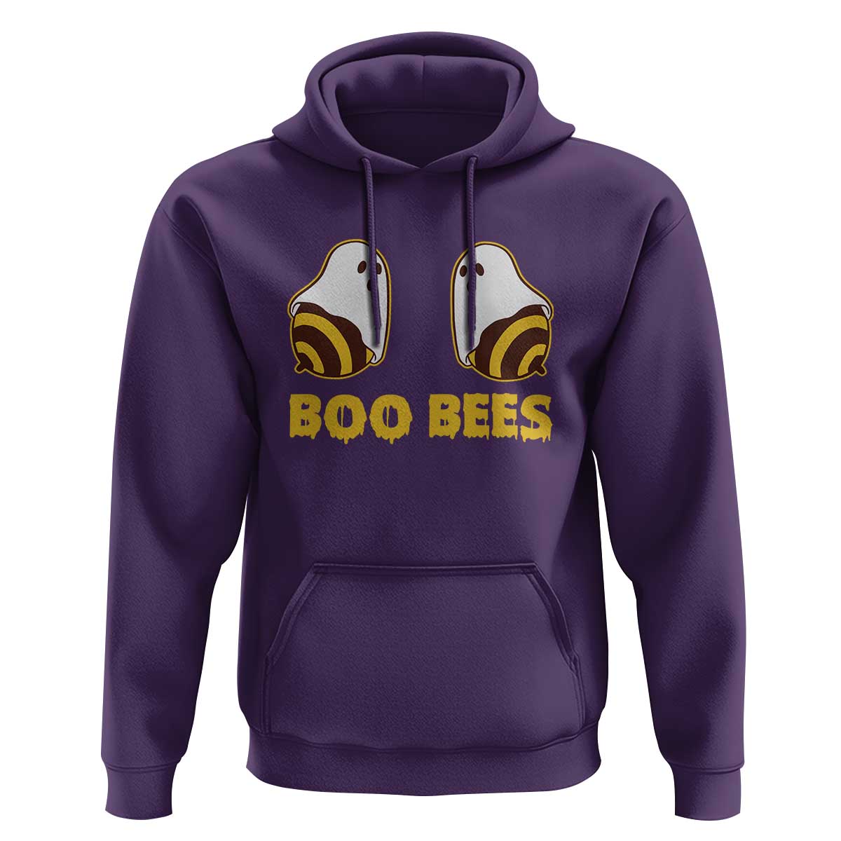 Halloween Couple Matching Hoodie Boo Bees Funny Ghost Bee - Wonder Print Shop