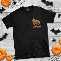 Halloween Couple Matching T Shirt Pumpqueen Funny Spooky Pumpkin - Wonder Print Shop
