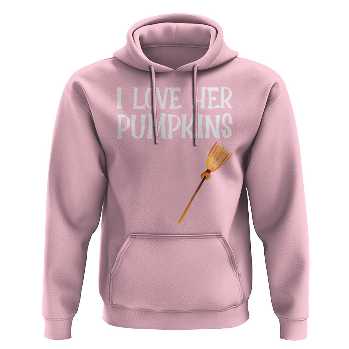 Halloween Couple Matching Hoodie I Love Her Pumpkins - Wonder Print Shop