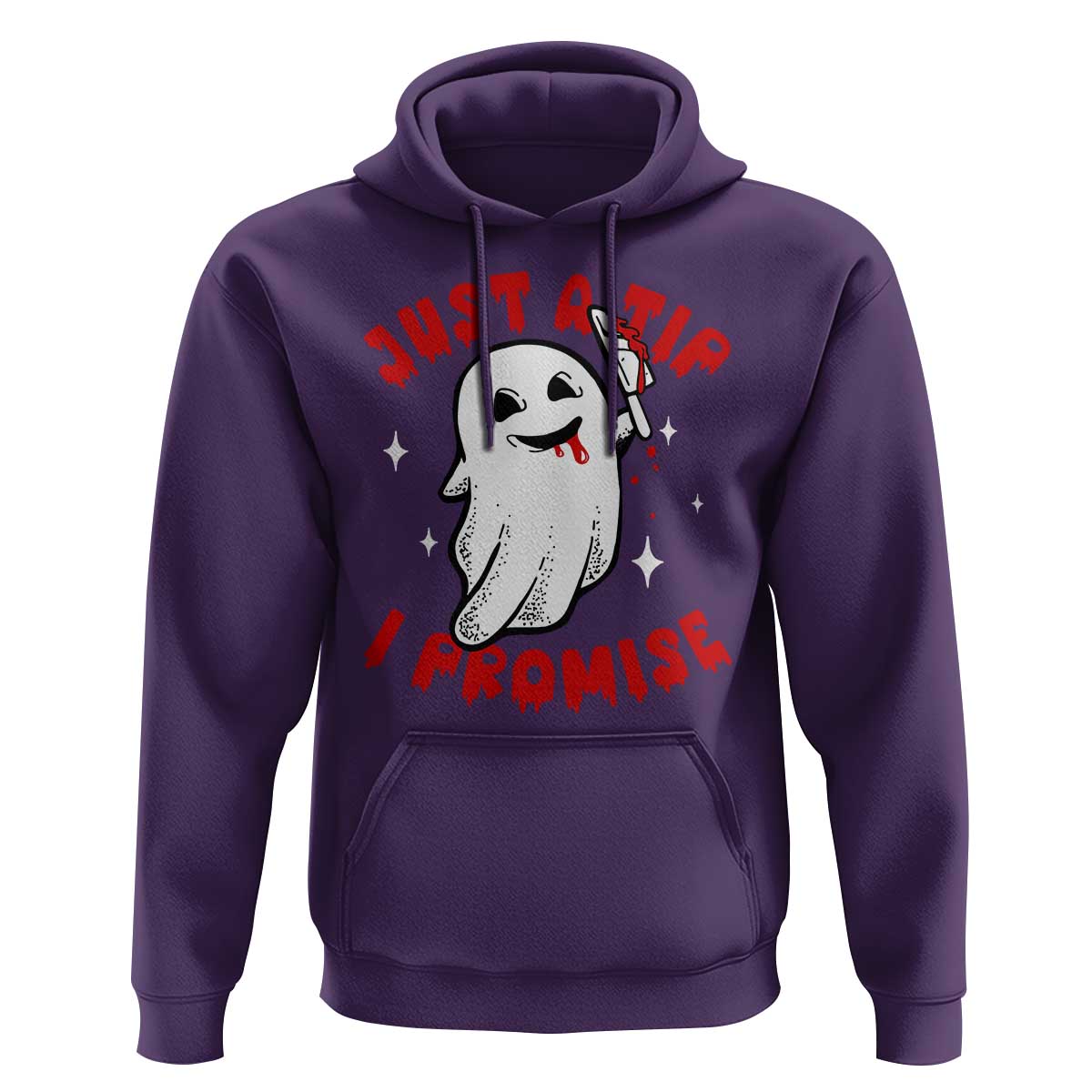 Funny Halloween Hoodie Cute Ghost Just The Tip I Promise - Wonder Print Shop