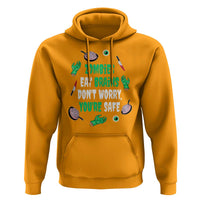Funny Halloween Hoodie Zombies Eat Brains So You're Safe - Wonder Print Shop