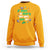 Funny Halloween Sweatshirt Zombies Eat Brains So You're Safe - Wonder Print Shop
