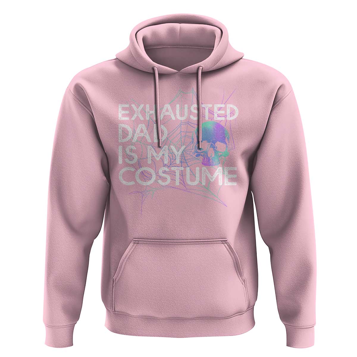 Funny Halloween Exhausted Dad Is My Costume Hoodie