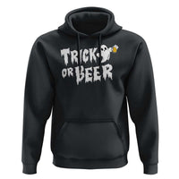 Funny Halloween Beer Hoodie Trick Or Beer Drinking Ghost