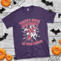 Funny Pink Halloween T Shirt There's Some Horrors In This House - Wonder Print Shop