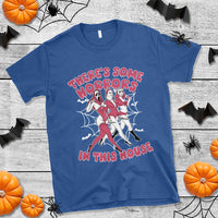 Funny Pink Halloween T Shirt There's Some Horrors In This House - Wonder Print Shop