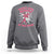 Funny Pink Halloween Sweatshirt There's Some Horrors In This House - Wonder Print Shop