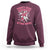 Funny Pink Halloween Sweatshirt There's Some Horrors In This House - Wonder Print Shop
