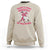 Funny Pink Halloween Sweatshirt There's Some Horrors In This House - Wonder Print Shop