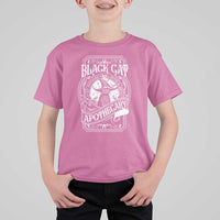 Black Cat Witch T Shirt For Kid Salem Apothecary Halloween