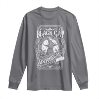 Black Cat Witch Long Sleeve Shirt Salem Apothecary Halloween
