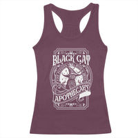 Black Cat Witch Racerback Tank Top Salem Apothecary Halloween