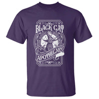 Black Cat Witch T Shirt Salem Apothecary Halloween