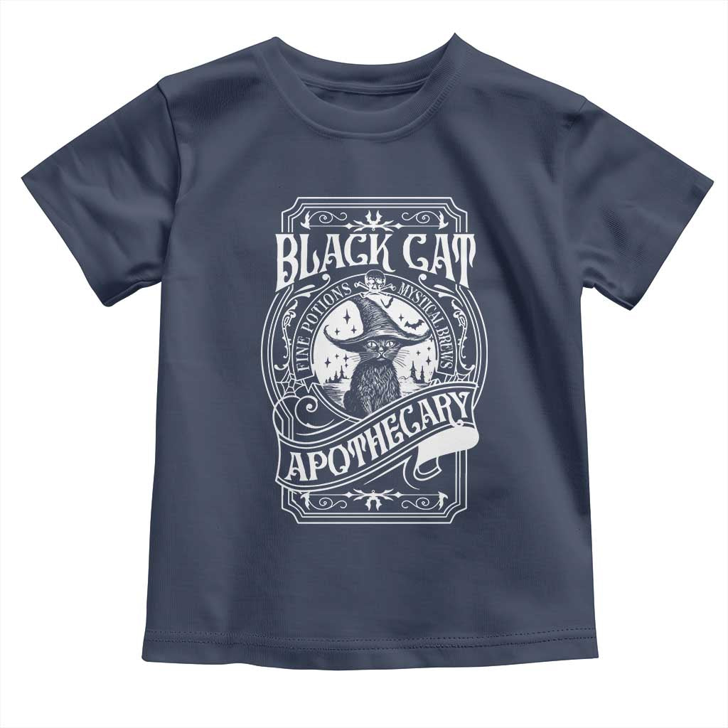 Black Cat Witch Toddler T Shirt Salem Apothecary Halloween