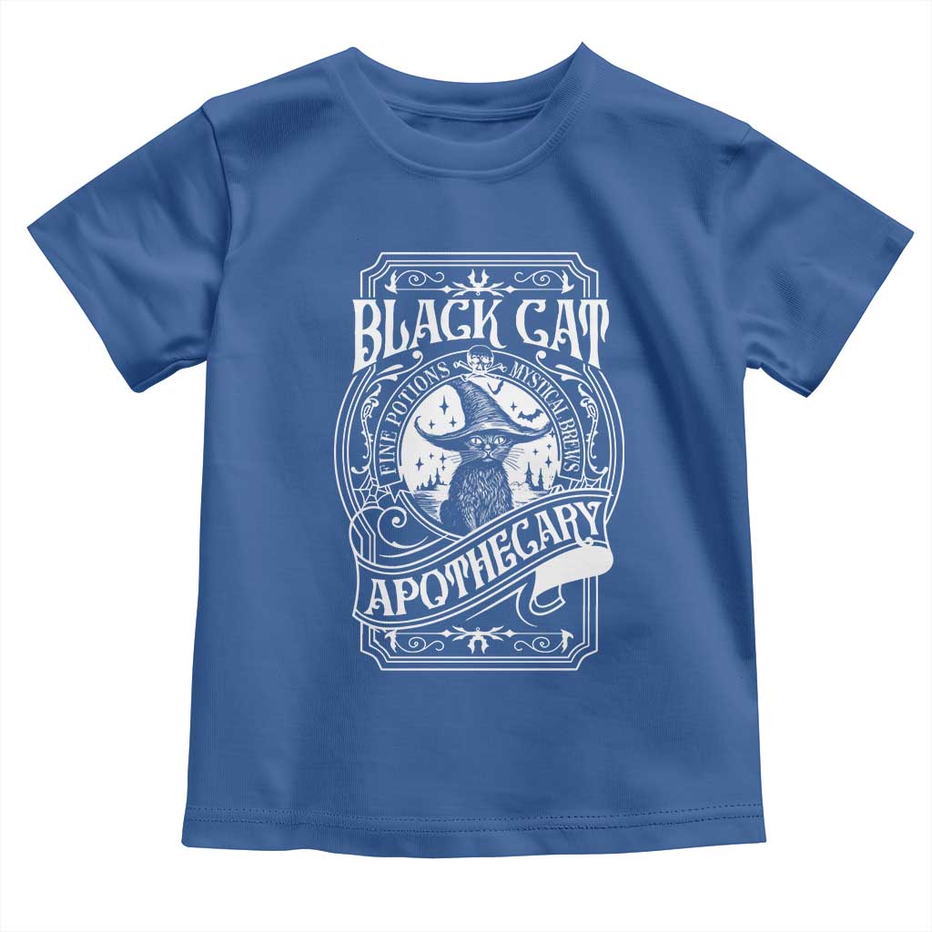 Black Cat Witch Toddler T Shirt Salem Apothecary Halloween