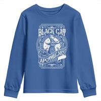 Black Cat Witch Youth Sweatshirt Salem Apothecary Halloween
