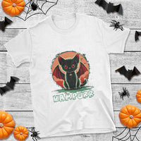 Halloween Vampurr Vampire Cat T Shirt - Wonder Print Shop