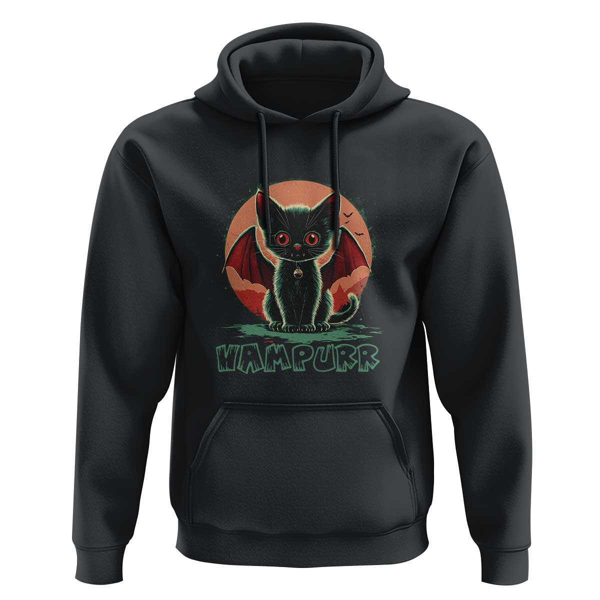 Halloween Vampurr Vampire Cat Hoodie
