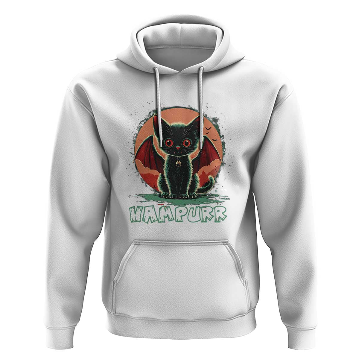 Halloween Vampurr Vampire Cat Hoodie
