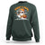 Funny Halloween Hip Hop Sweatshirt Creep It Real Gangster Ghost - Wonder Print Shop