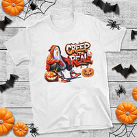 Funny Halloween Hip Hop T Shirt Creep It Real Cool Ghost Old School - Wonder Print Shop