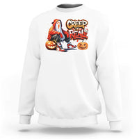 Funny Halloween Hip Hop Sweatshirt Creep It Real Cool Ghost Old School - Wonder Print Shop