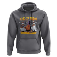 Funny Halloween Hoodie Chick Or Treat Spooky Chicken