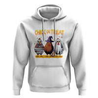 Funny Halloween Hoodie Chick Or Treat Spooky Chicken