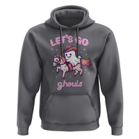 Halloween Cowboy Hoodie Let's Go Ghouls Ghost Riding Horse
